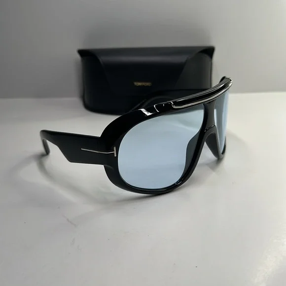💯- New Authentic TOM FORD SUNGLASSES TOM FORD RELLEN FT1093 01V - Picture 7 of 15